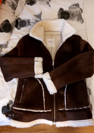 Cazadora chica marrón Talla M