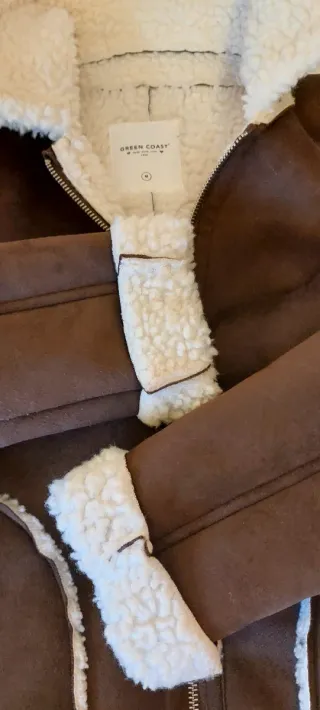 Cazadora chica marrón Talla M