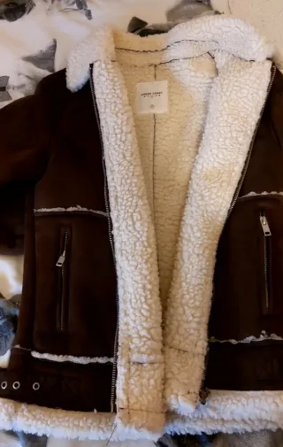 Cazadora chica marrón Talla M