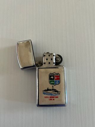 Accendino Zippo Vintage USS Hermitage LSD 34
