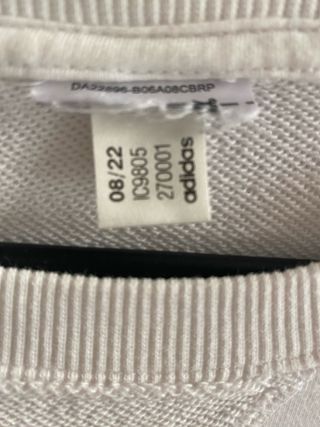 Jersey Adidas Blanco Hombre Talla L