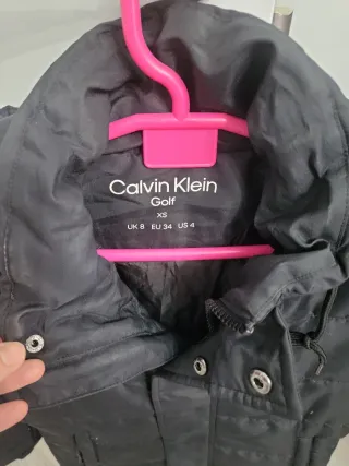 Chaqueta Calvin Klein Golf Negra Talla XS