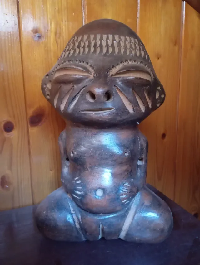 Figura Deidad Oceánica in legno