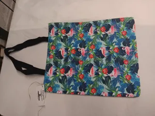 Bolso de lona Banfmia estampado flamenco