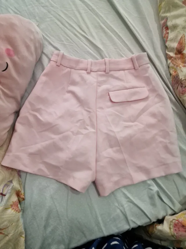 Pantalón corto Zara rosa