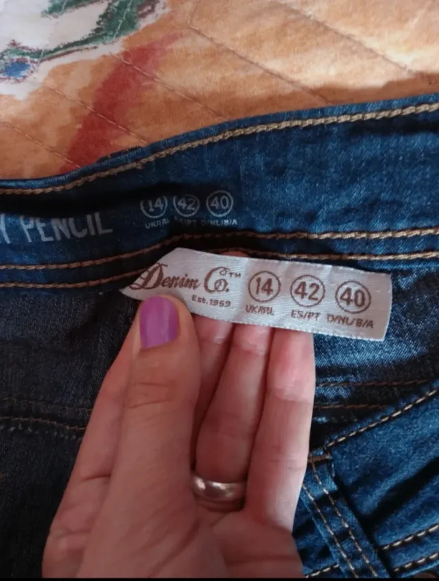 Pantalón vaquero mujer azul