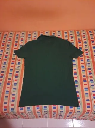 Polo Lacoste verde uomo