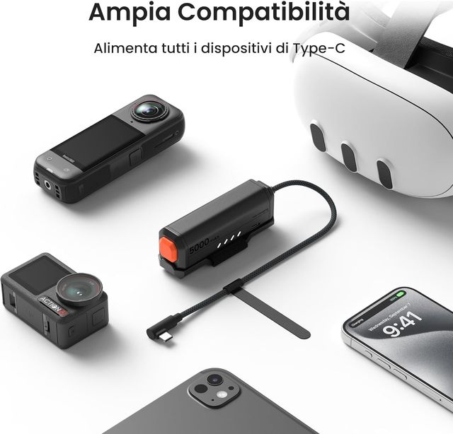 KIWI design P5000 Power Bank 2x 5000mAh Meta Quest