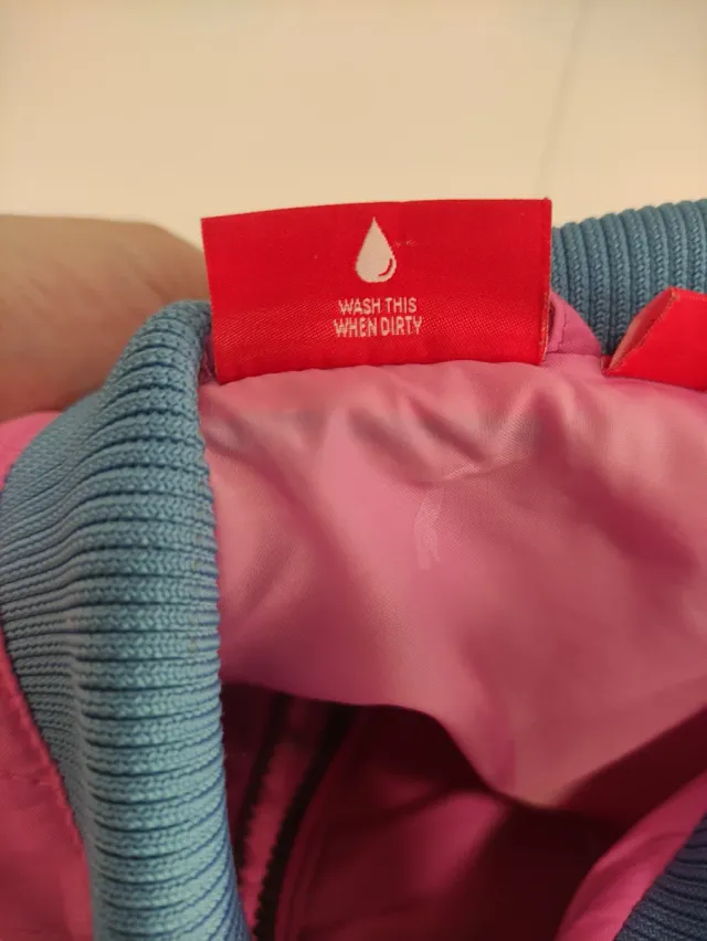 Chaqueta bomber Puma rosa y azul