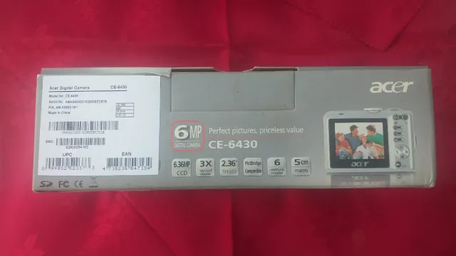 Câmera Digital Acer CE-6430 6MP