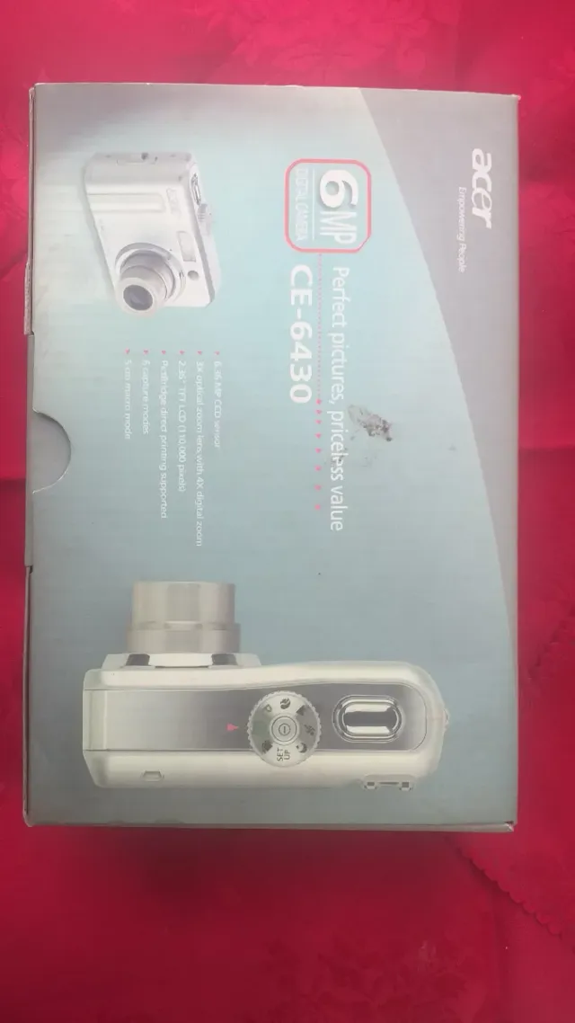 Câmera Digital Acer CE-6430 6MP