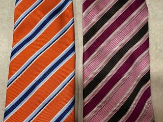 Corbatas Altea de Rayas Naranja y Rosa