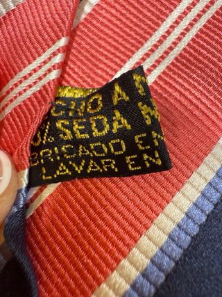 Corbatas Altea de Rayas Naranja y Rosa