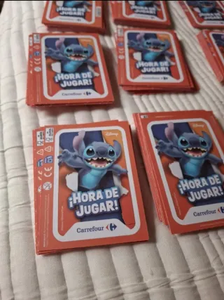 159 sobres Cromos Hora de Jugar Carrefour Disney