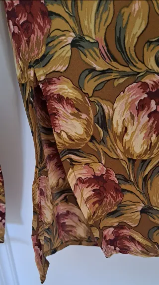 Blusa Mango Estampada Flores Multicolor