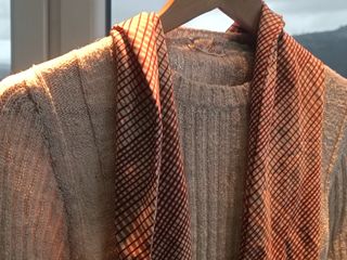 Completo donna beige e rosso