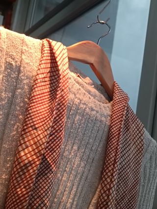 Completo donna beige e rosso