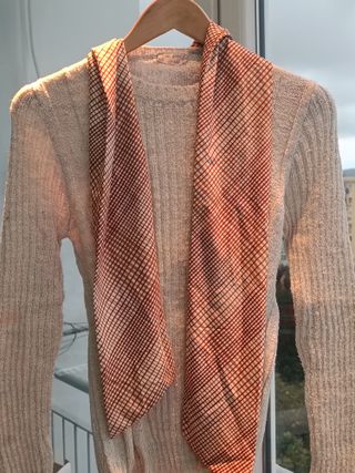 Completo donna beige e rosso