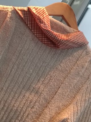 Completo donna beige e rosso