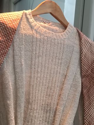 Completo donna beige e rosso