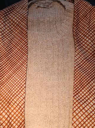 Completo donna beige e rosso