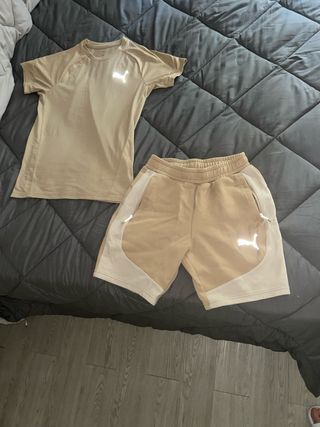 Conjunto Puma Beige Talla S Reflectante