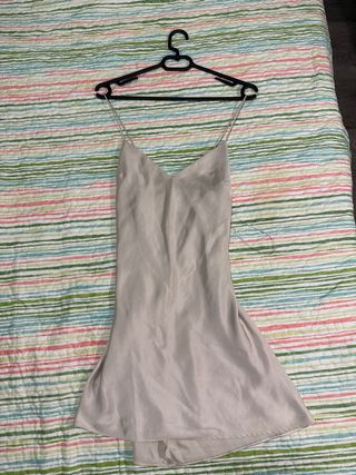 Vestido Zara Tirantes Espalda Descubierta