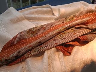 Completo donna beige e arancione