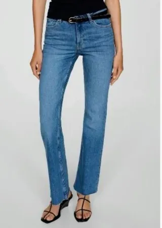 Pantalón vaquero azul de Mango