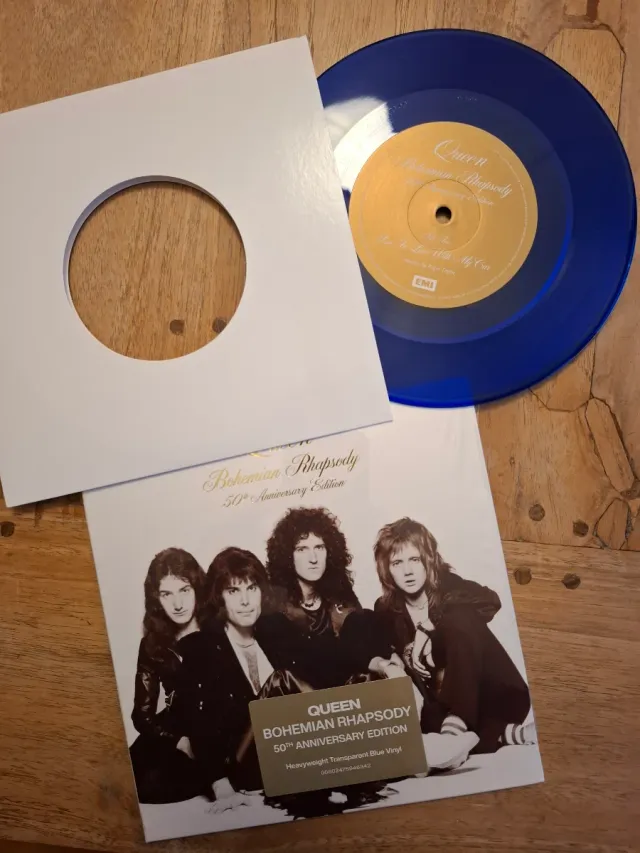 Queen Bohemian Rhapsody Vinile Blu 50th Anniv.