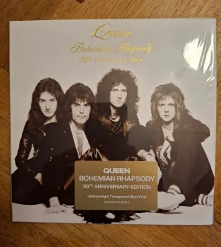 Queen Bohemian Rhapsody Vinile Blu 50th Anniv.
