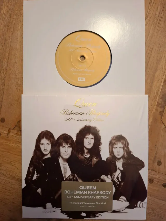 Queen Bohemian Rhapsody Vinile Blu 50th Anniv.