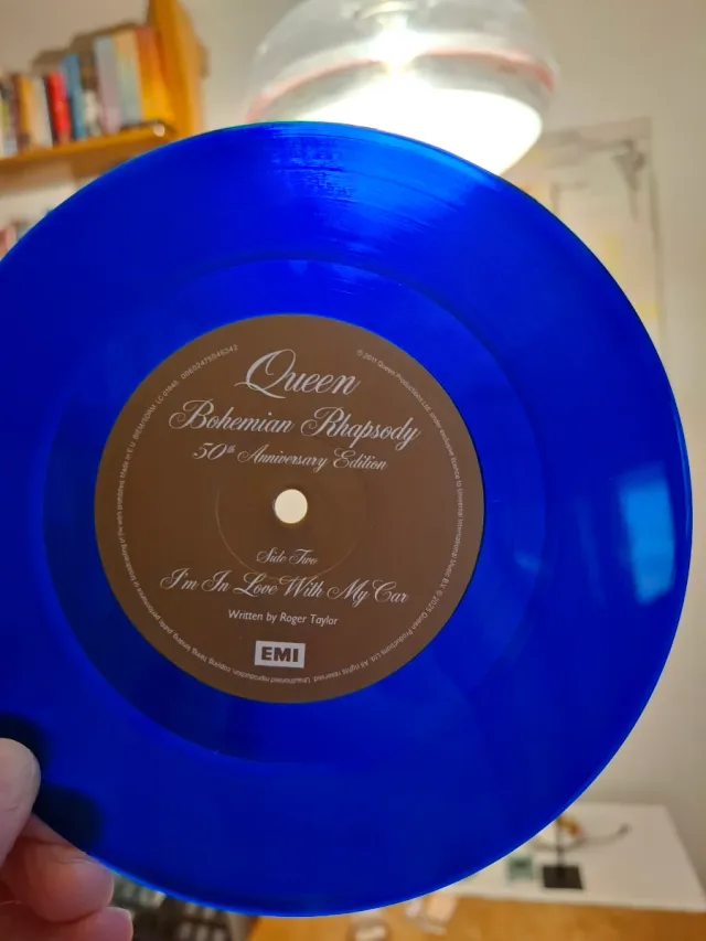 Queen Bohemian Rhapsody Vinile Blu 50th Anniv.