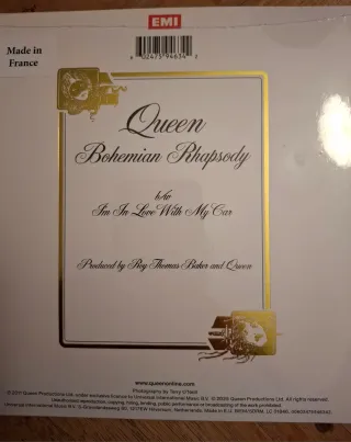 Queen Bohemian Rhapsody Vinile Blu 50th Anniv.