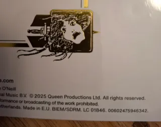 Queen Bohemian Rhapsody Vinile Blu 50th Anniv.