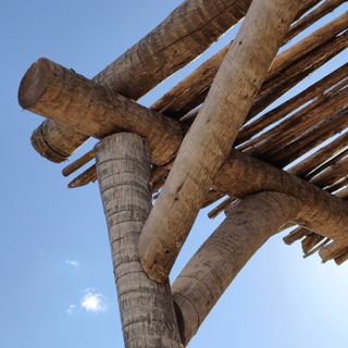 Pérgola Rústica Eucalipto 4x3m