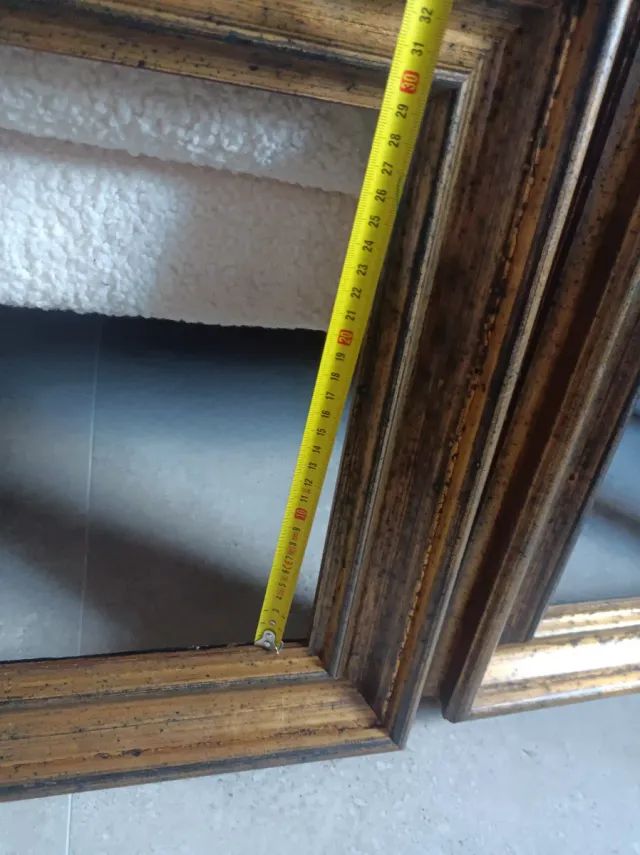 2 Marcos antiguos dorado envejecido