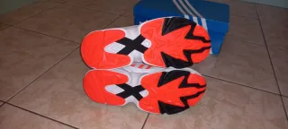 Scarpe Adidas Falcon Donna Bianco Arancio