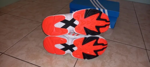 Scarpe Adidas Falcon Donna Bianco Arancio