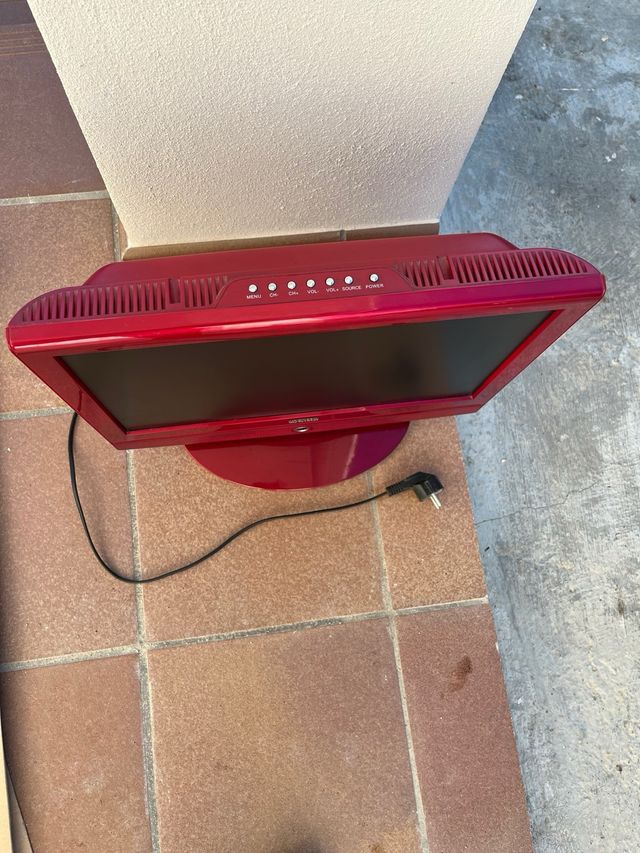 Televisore LCD 19" Sunstech Rosso