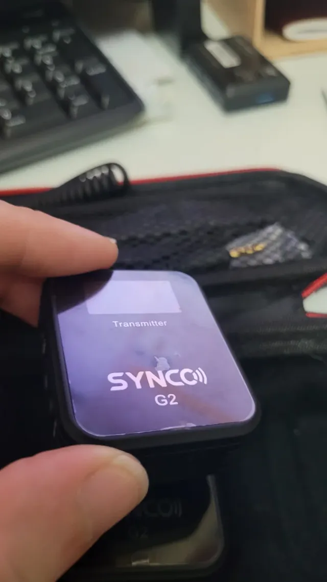 2 Micrófonos inalámbricos SYNCO G2 Transmisor
