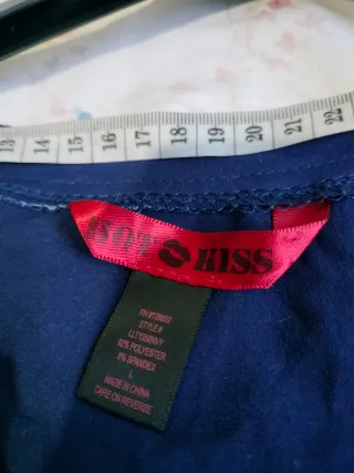 Camisa Hott Kiss Mujer Azul