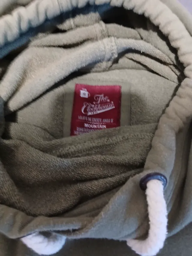 Sudadera con capucha verde