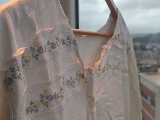 3 camicie da notte ricamate