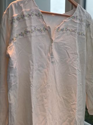 3 camicie da notte ricamate