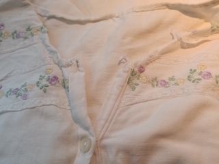 3 camicie da notte ricamate