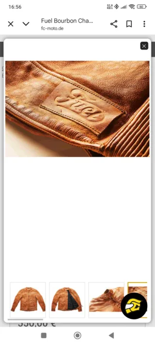 Chaqueta Moto Hombre Fuel Bourbon