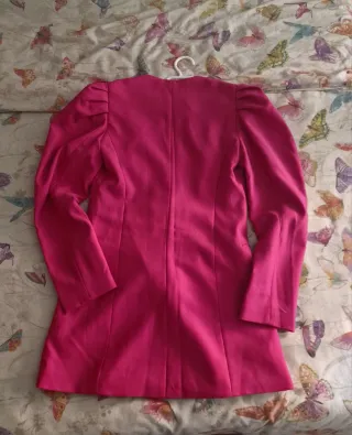 Americana Vestido Stradivarius Rosa Talla M