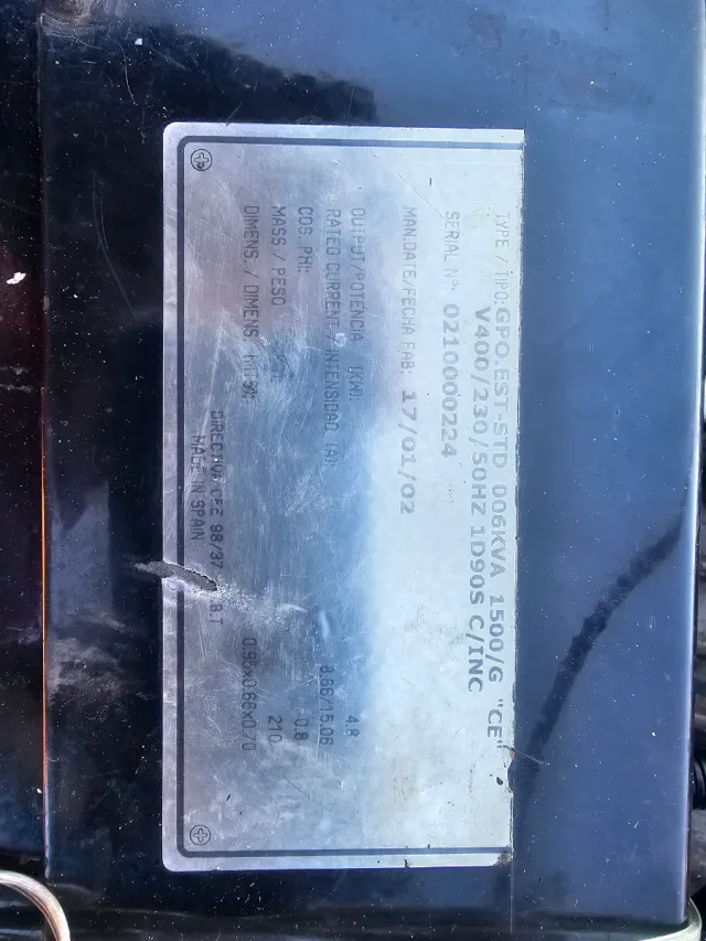 Grupo electrógeno 6000W