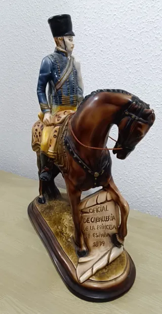 Figura Jinete Húsares Oficial Caballería España